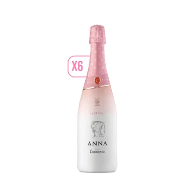 6x Espumante Codorniu Anna Rose 750cc