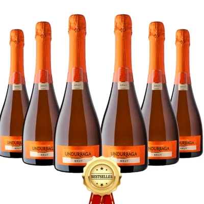 6x Espumante Undurraga - Brut 750ml