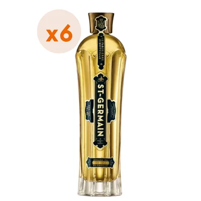 6x Licor Flor de Sauco Saint Germain 750cc