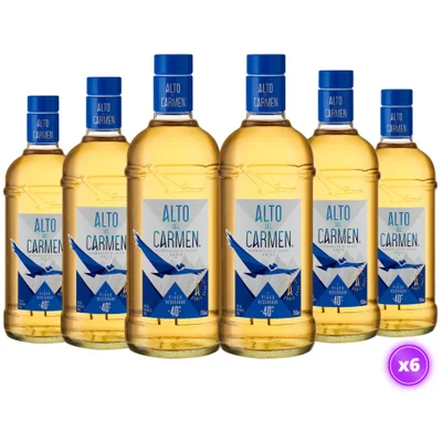 6x Pisco Alto del Carmen - Reservado 40° - 750ml