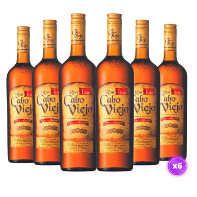 6x Ron Cabo Viejo - Añejado - 1L