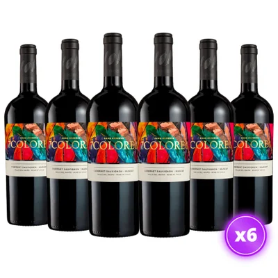 6x Vino 7 Colores Gran Reserva - Cabernet Sauvignon/Muscat - 750ml