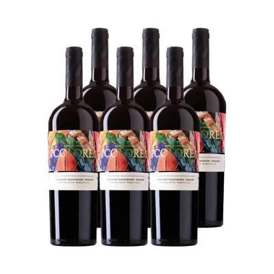 6x Vino 7 Colores Gran Reserva Cepas 750cc