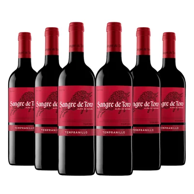 6x Vino Miguel Torres Sangre de Toro Tempranillo 13.5˚ - 750ml