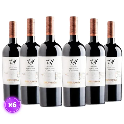 6x Vino Undurraga TH - Merlot Casablanca - 750ml