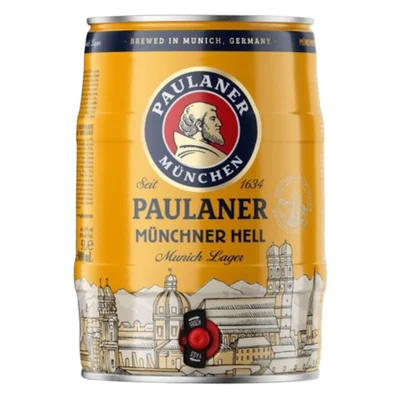 Barril Cerveza Paulaner Münchner Hell 5L
