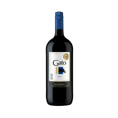 Botellón Gato Merlot 1.5L (8 unidades)