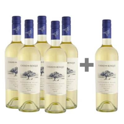 Caja 6 unidades Sauvignon Blanc Colleccion, Casas del Bosque 5*6 (PAGUE 5, LLEVE 6) ($4.991 c/u) Semanal