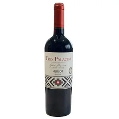 Caja 6 unidades Tres Palacios Gran Reserva Merlot Edición Limitada (4.290 c/u)