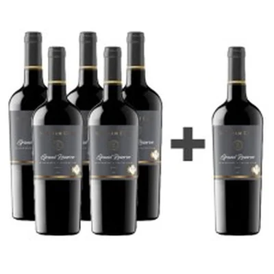Caja 6 unidades William Cole Gran Reserva, Winemaker´s Collection (PAGUE 5, LLEVE 6) ($4.158 c/u)