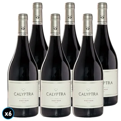 CAJA CALYPTRA GRAN (Pinot Noir): 6x Vino Calyptra Gran Pinot Noir 750cc