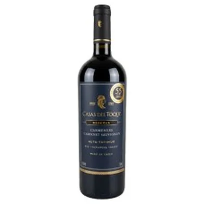 Caja de 6 unidades Casas del Toqui Reserva Carmenere/Cabernet Sauvignon ($4.290 c/u)