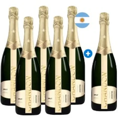 Caja de 6 unidades Espumante Chandon (PAGUE 5, LLEVE 6) ($9.991 c/u)