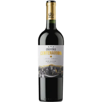 Caja de 6 unidades, Vino Colo Colo Centenar100, 750 cc ($6.990 c/u) Campeón