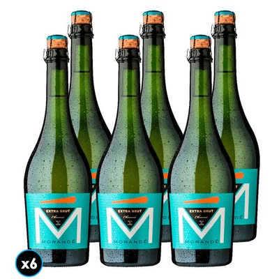 CAJA ESPUMANTE MORANDE: 6x Espumante Morande Extra Brut Charmat 750cc