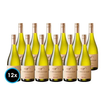 CAJA MATETIC CORRALILLO (Sauvignon Blanc): 12x Vino Matetic Corralillo Sauvignon Blanc 750cc