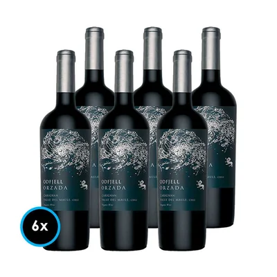 CAJA ODFJELL ORZADA (Carignan): 6x Vinos Odfjell Orzada Carignan 750cc