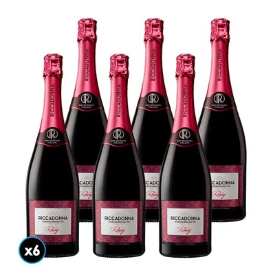CAJA RICCADONNA (Ruby): 6x Espumante Riccadonna Ruby 750cc