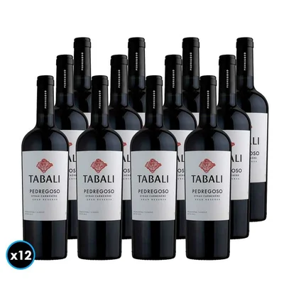 CAJA TABALI PEDREGOSO (Syrah-Carmenere): 12x Vino Tabali Pedregoso Gran Reserva Syrah-Carmenere 750cc