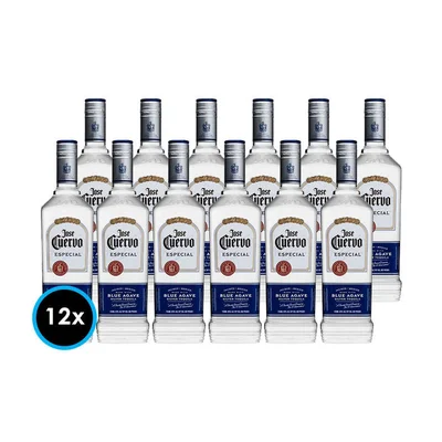 CAJA TEQUILA JOSE CUERVO SILVER: 12x Tequila Jose Cuervo Especial Silver 750cc