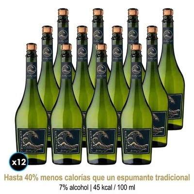 CAJA VERTICAL SPARKLING LIGHT: 12x Espumante Vertical Sparkling Light 750cc 7° alc.