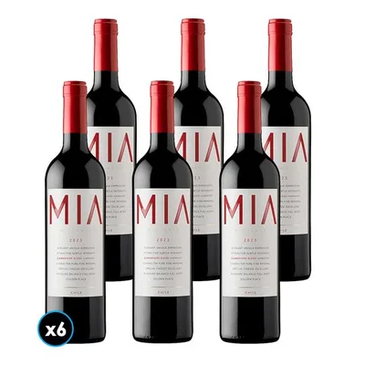 CAJA VIK MIA (Carmenere Blend 2023): 6x Vino VIK MIA Carmenere Blend (2023) 750cc
