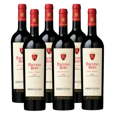 Caja X 6 Escudo Rojo Gran Reserva Cabernet Sauvignon 750 Ml