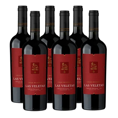 Caja X 6 Las Veletas Gran Reserva Cs 750 Ml