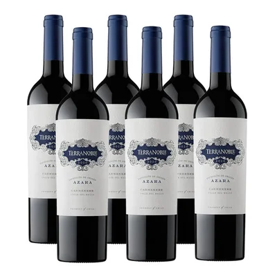 Caja X 6 Terranoble Azara Carmenere 750 Ml
