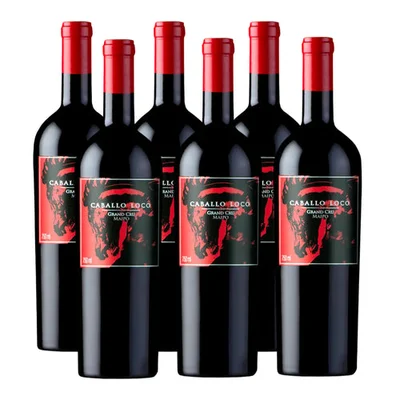 Caja X 6 Valdivieso Caballo Loco Grand Cru Maipo Mezcla Tinta 750 Ml