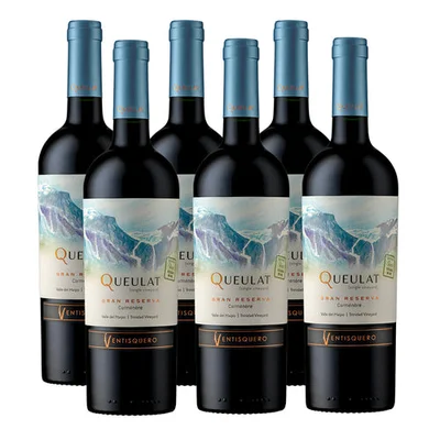Caja X 6 Ventisquero Queulat Gran Reserva Carmenere 750 Ml