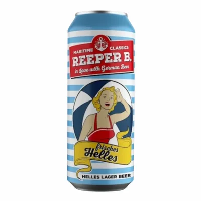 Cerveza Alemana Reeper B. Helles Lager - Lata 500cc