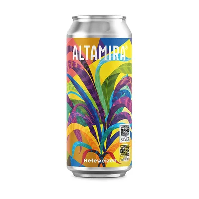 Cerveza Altamira Banana Pancake Hefeweizen Lata 473cc