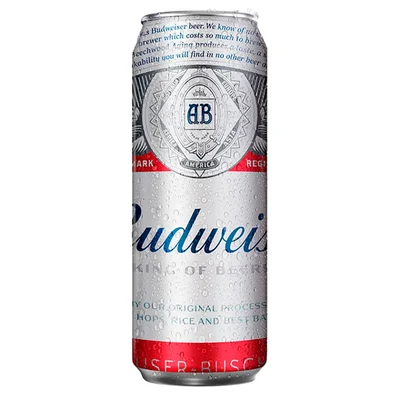 Cerveza Budweiser Lager Lata 710cc