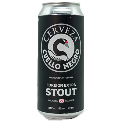 Cerveza Cuello Negro Stout 8˚ - Lata 473cc