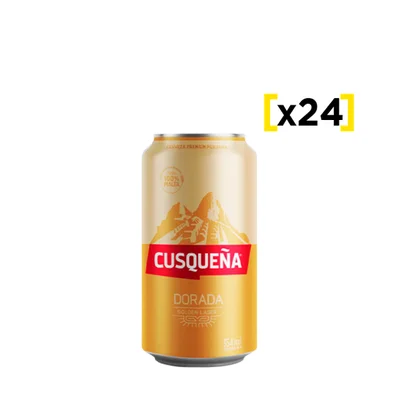 Cerveza Cusqueña Lager Lata 354cc X24