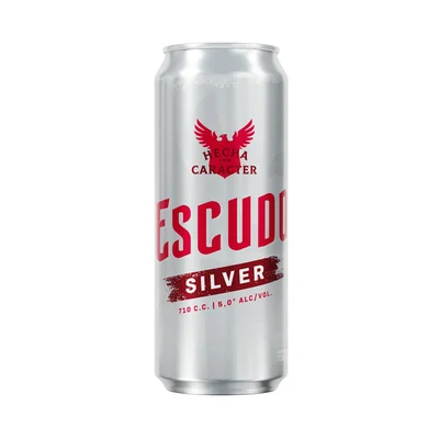 Cerveza Escudo Silver Latón 710cc (24 unidades)