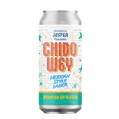 Cerveza Jester Chido Wey Mesican Style Lager 5,2˚ - Lata 470cc