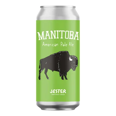Cerveza Jester Manitoba APA en Lata 473cc