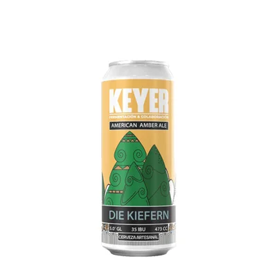 Cerveza Keyer American Amber Ale Lata 473 Cc