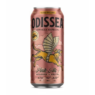 Cerveza Kross pink ale odissea lata 470 cc