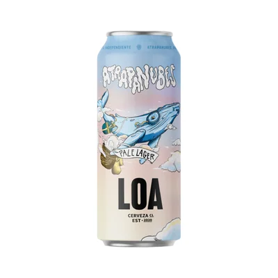 Cerveza Loa Atrapanubes Pale Lager Lata 470