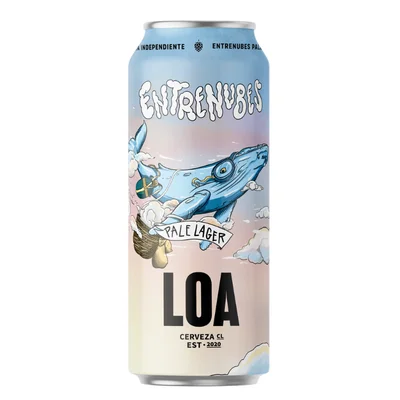 Cerveza LOA Entrenubes Pale Lager 475cc
