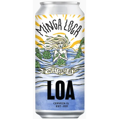 Cerveza LOA Minga Loca West Coast IPA 475cc