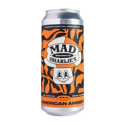 Cerveza Mad Charlies American Amber Ale Lata 473cc