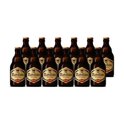 Cerveza Maredsous Brune Botella 330cc X12