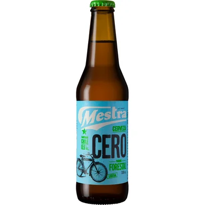 Cerveza Mestra Cero 0.0° Sin Alcohol 330cc
