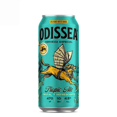 Cerveza Odissea Tropic Ale Lata 470ml
