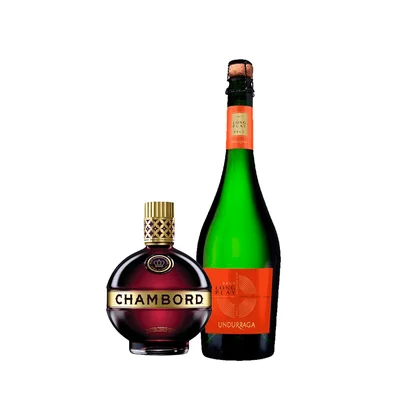 Chambord 750cc + Undurraga Brut Long Play 750cc