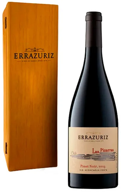 Errazuriz Las Pizarras Pinot Noir Aconcagua Costa 2023 En Caja De Madera